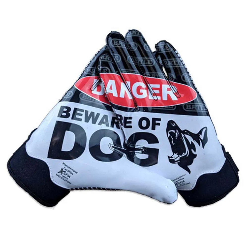 Manufacturer Supply! Best Material Silicon Non-Slip Adult Sizes Football Gloves Pro Rugby American Football Gloves