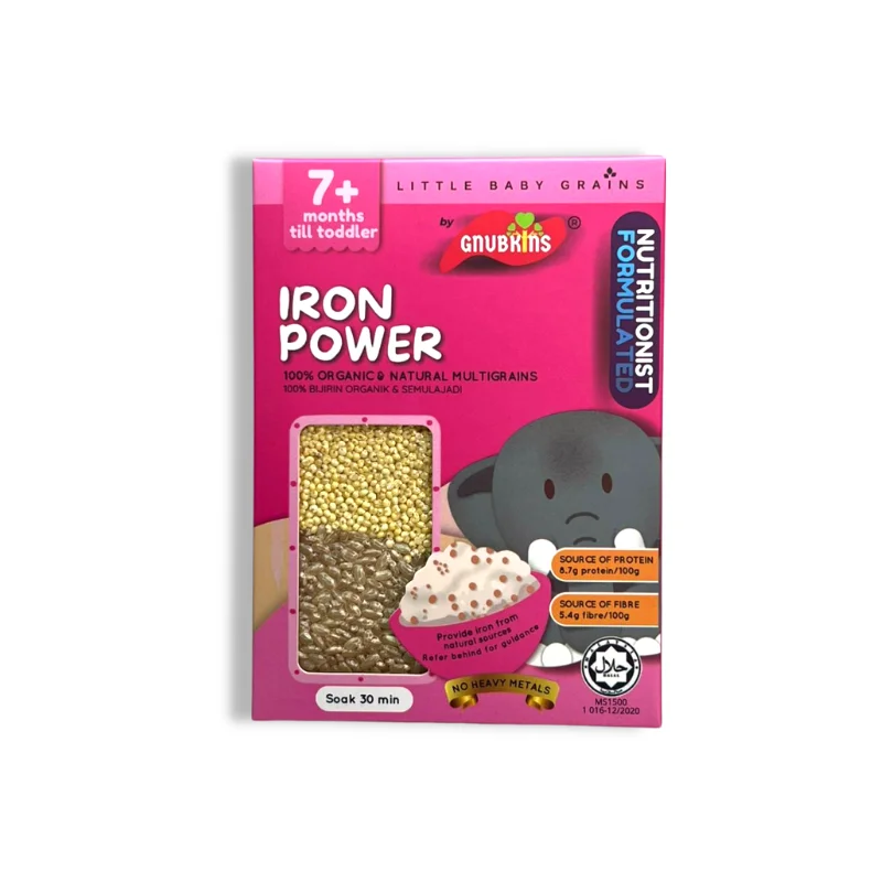 Nurture Baby Development with Iron Power The Nutritionist-Formulated Range for Babies from 7 Months with 24 Months Shelf Life