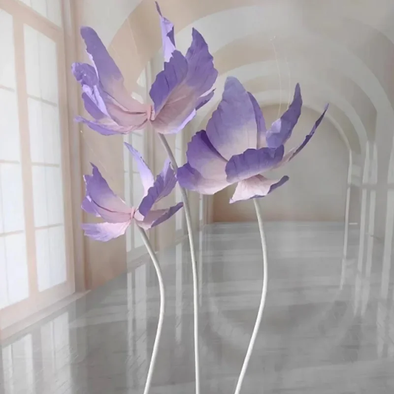 Butterfly Wings Luxury High Quality Handmade Wedding Decoration Large Paper Butterfly 3D Wedding Decoration