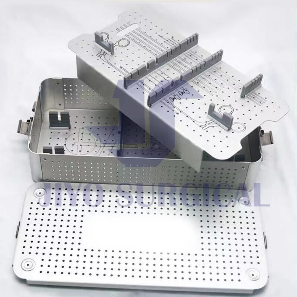 CE ISO Approved Instrument Boxes Empty Aluminum DHS and   Large Sterilization Box Best Quality Surgical Supplies Hot Sales