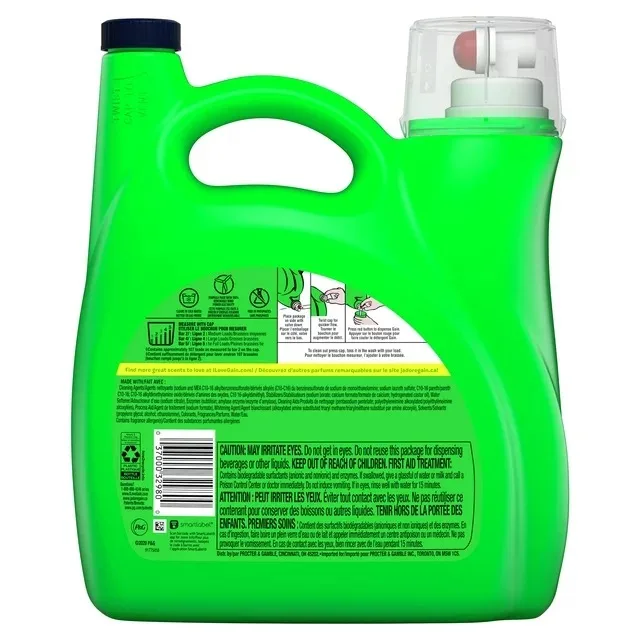Gain Original, 107 Loads Liquid Laundry Detergent, 165 Fl Oz