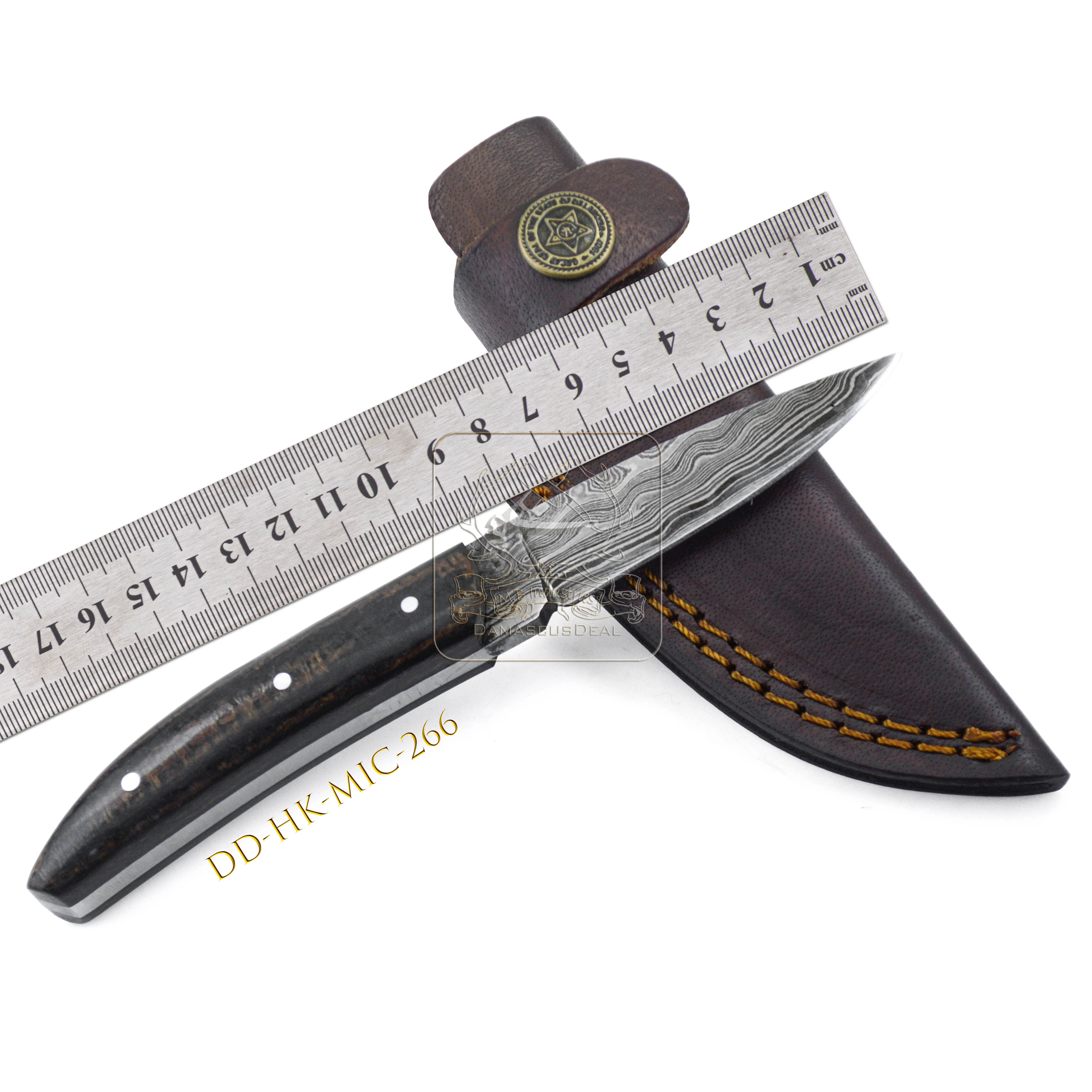 Damascus Steel Knife DD-HK-MIC-262 Micarta Handle Hunting Knife Outdoor Hot Selling Bushcraft Camping Survival Knife 192 Layer2