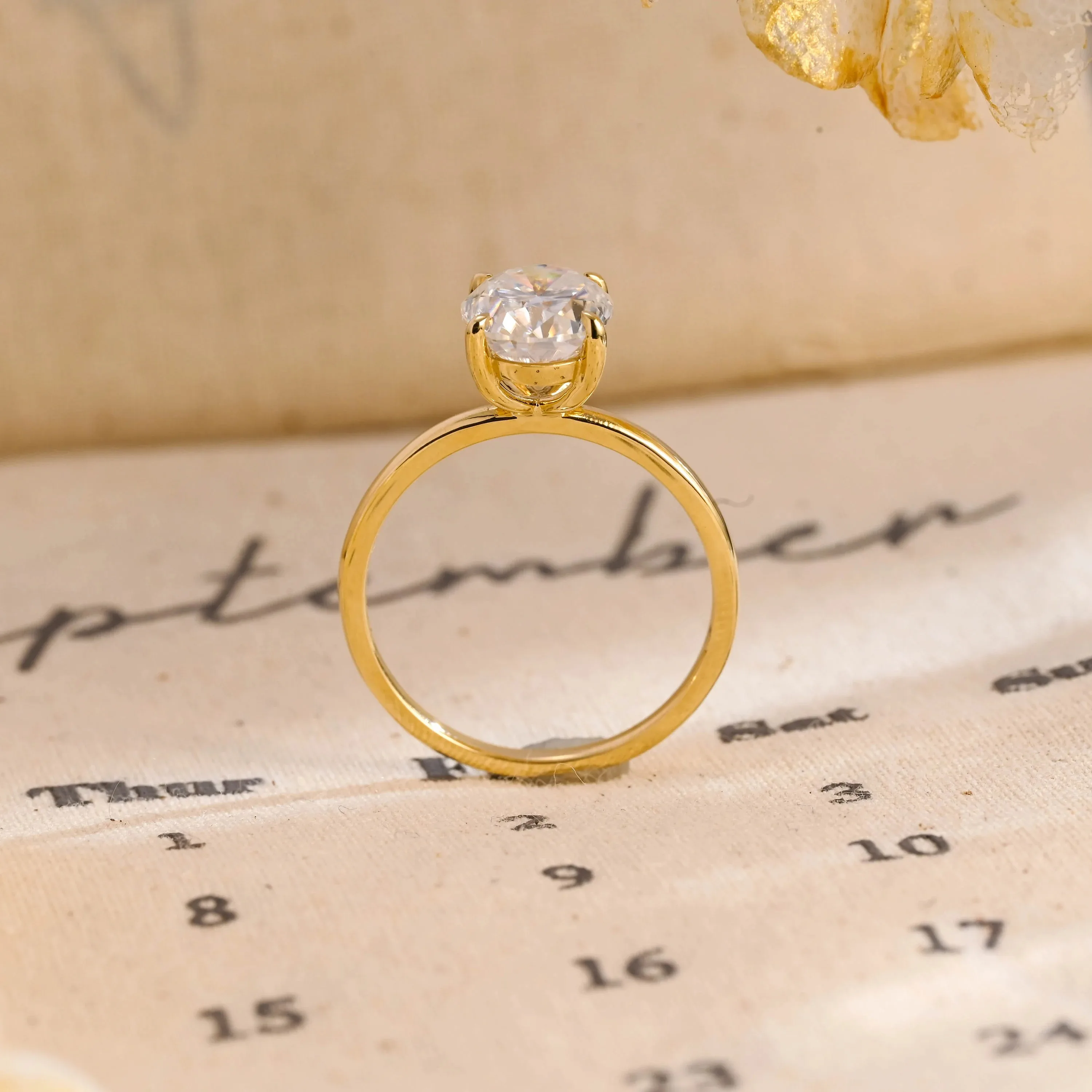 Factory Price Oval Cut VVS Moissanite Diamond 925 Sterling Silver Solitaire Oval Moissanite Engagement Ring Wedding Proposal