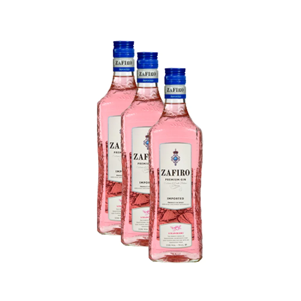 Origin from Spain Strawberry Aroma Selected  37.5% Alcohol Vol Medium Intensity Premium Strawberry Gin used for cocktails mixer