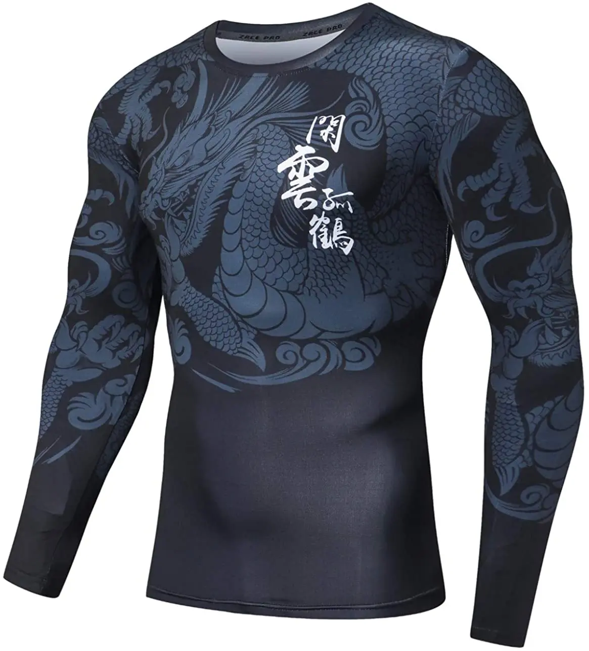 Gym Rash Guard Sbart Long Sleeve Rashie Quick Dry Rash Vest Chlorine Resistant Swim Shirt Mens UV Protection Rashguard