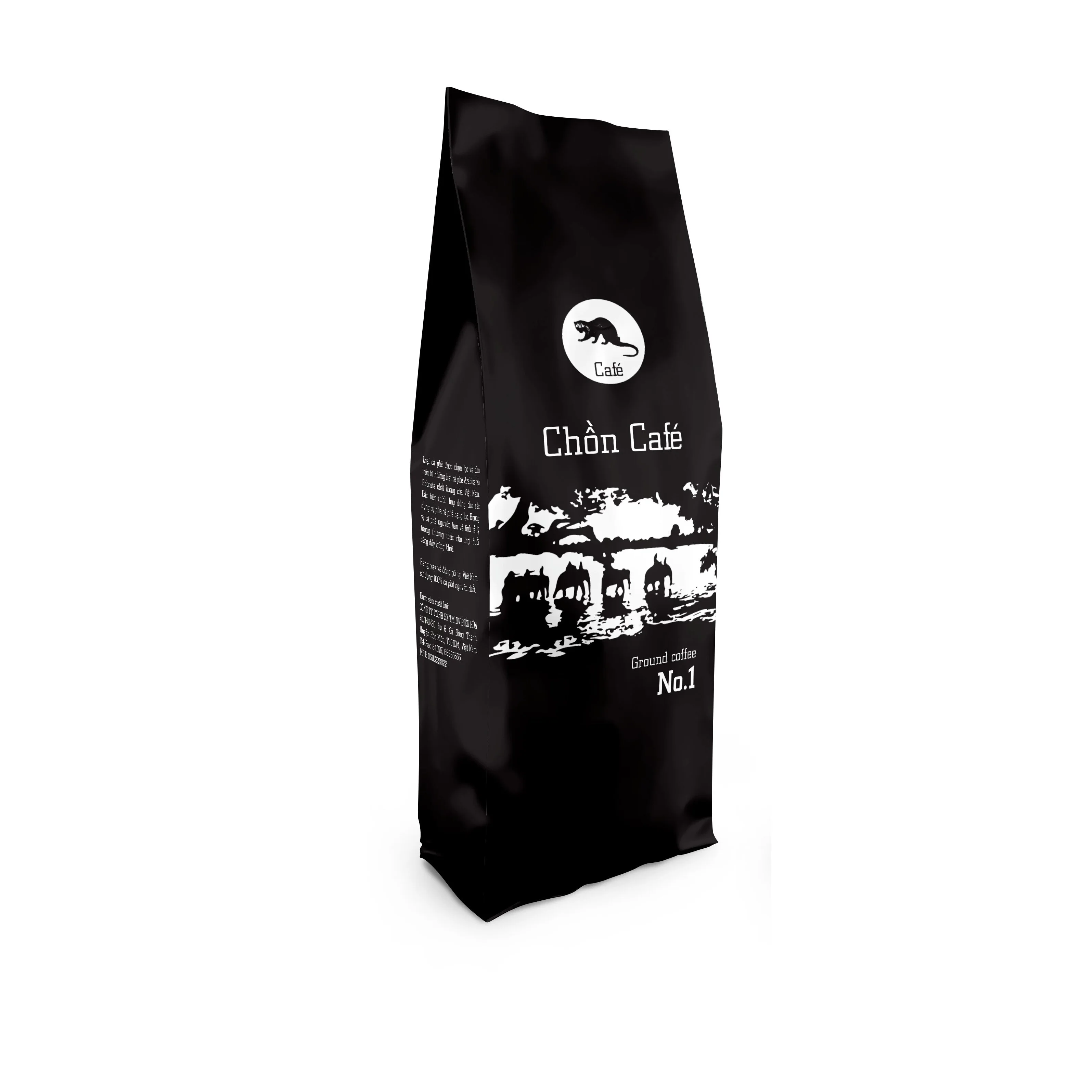 Buyer Label Offered Organic Weasel Ground Coffee Grounded Process Wholesale Produced In Vietnam - 500gr