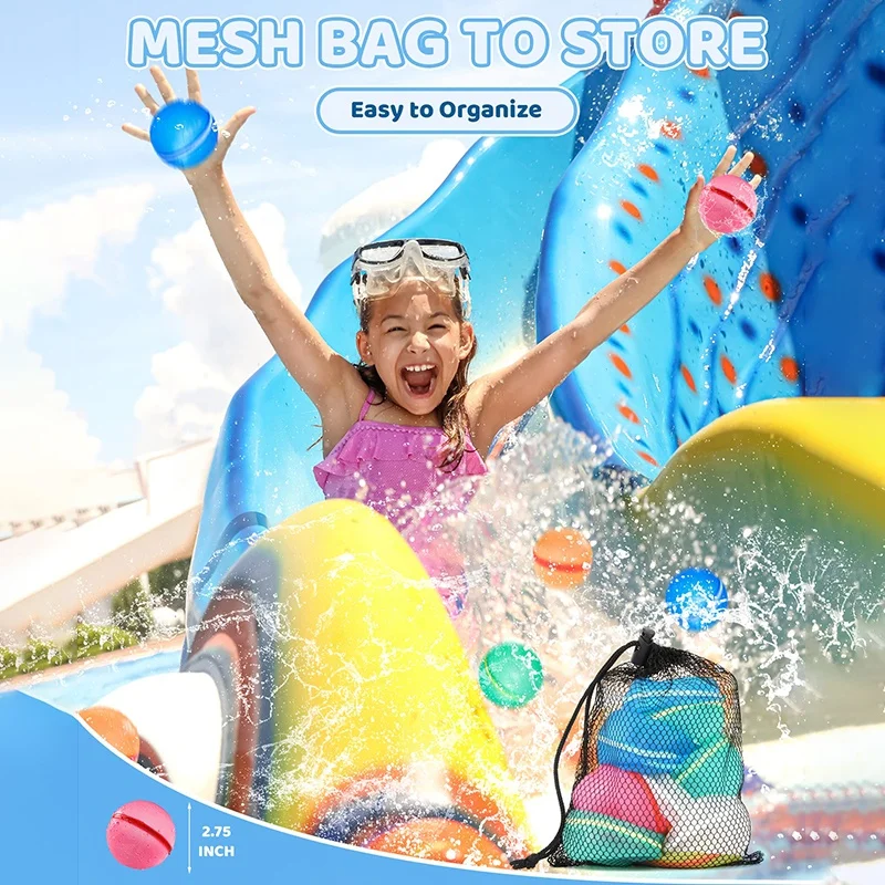 Soppycid Sommer Pool Kinder Wasserspiele wasserbomben wiederverwendbar magnet self sealing wasserbomben