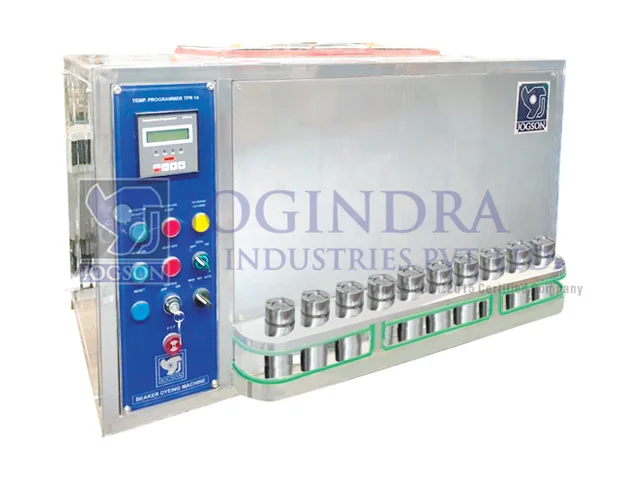 CE Certified Beaker Dyeing Machine With Control Panel With JOGSON Dyeing Programmer TPR13/PLC And Touch Interface (Optional)