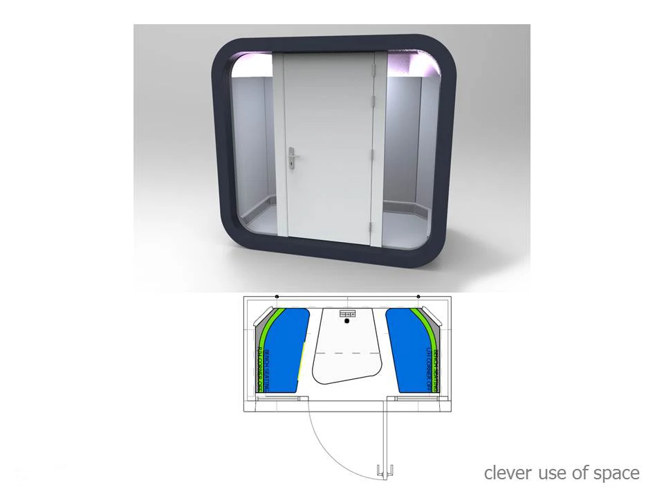 High-Quality Office Telephone Booth Meeting Pod Mobile House Prefabricated Office Pod Homes