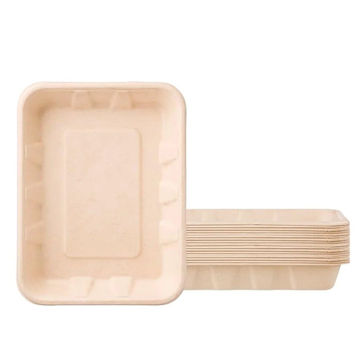 Factory Direct Biodegradable Recycled Paper Pulp Tray for Seafood Optimal Tray for Seafood