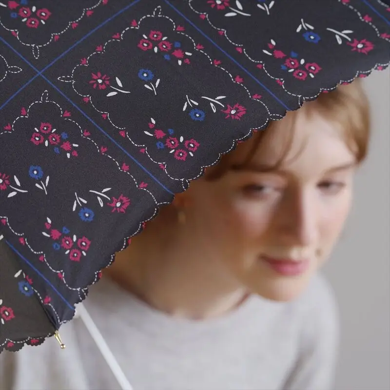 fashion designer umbrella tile flower design