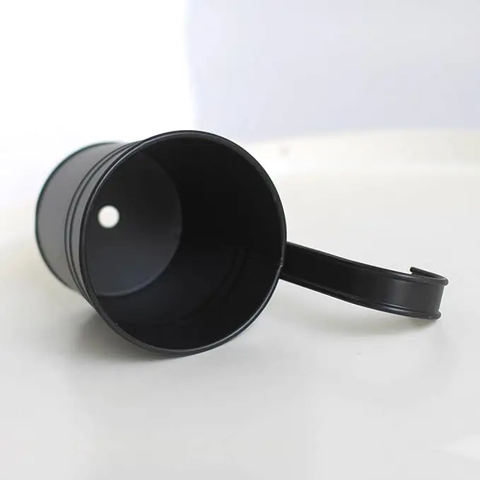 Wall Hang Planter Metal Bucket Hang Balcony Garden Planter Home Decor for Garden Fence Balcony Home