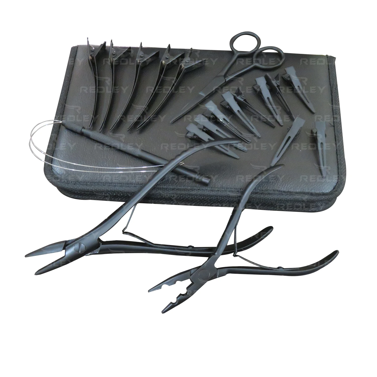 Professional Salon Hair beads links Extension & Beading Tool Kit Plier Set with your Custom Logo Wholesale Prices