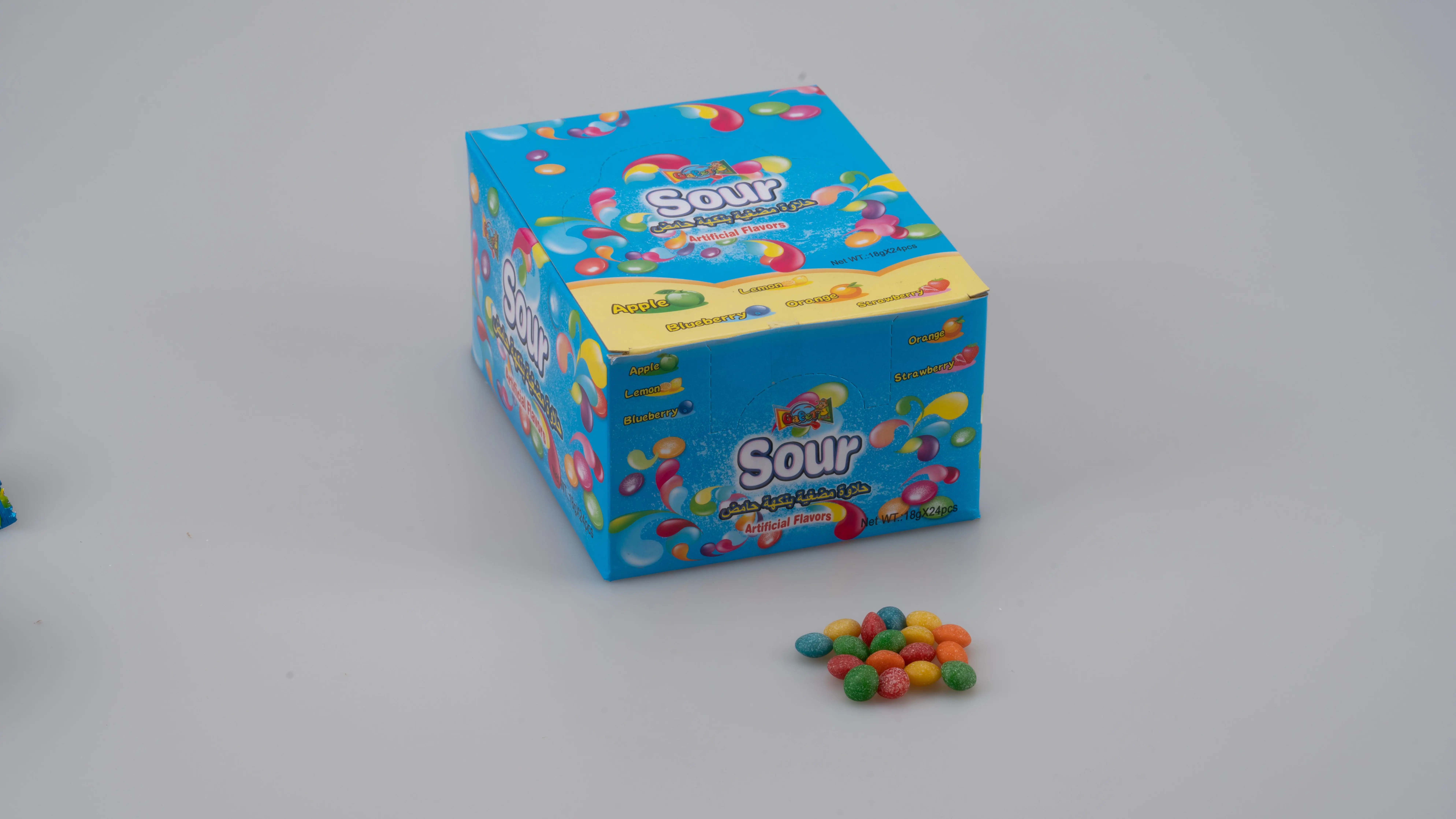 Factory Ginger Candy Manufacturers Sweet Ginger sugar rainbow chewing candy China Bags Top OEM Malt sour candy