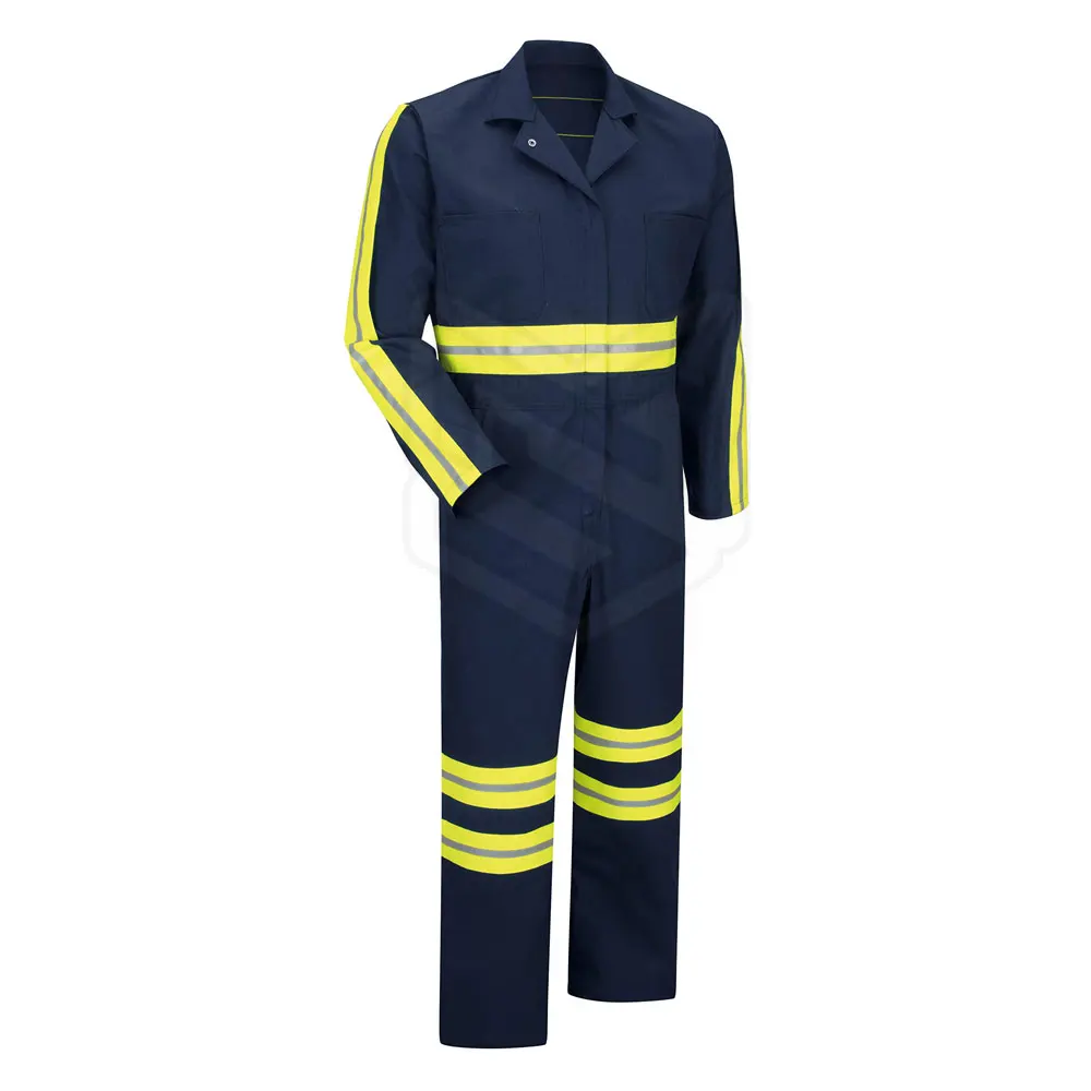 High Visibility  Reflective Safety Apparel Work Wear Premium Flame Retardant Construction Fire Resistant  Anti Heat Coveralls