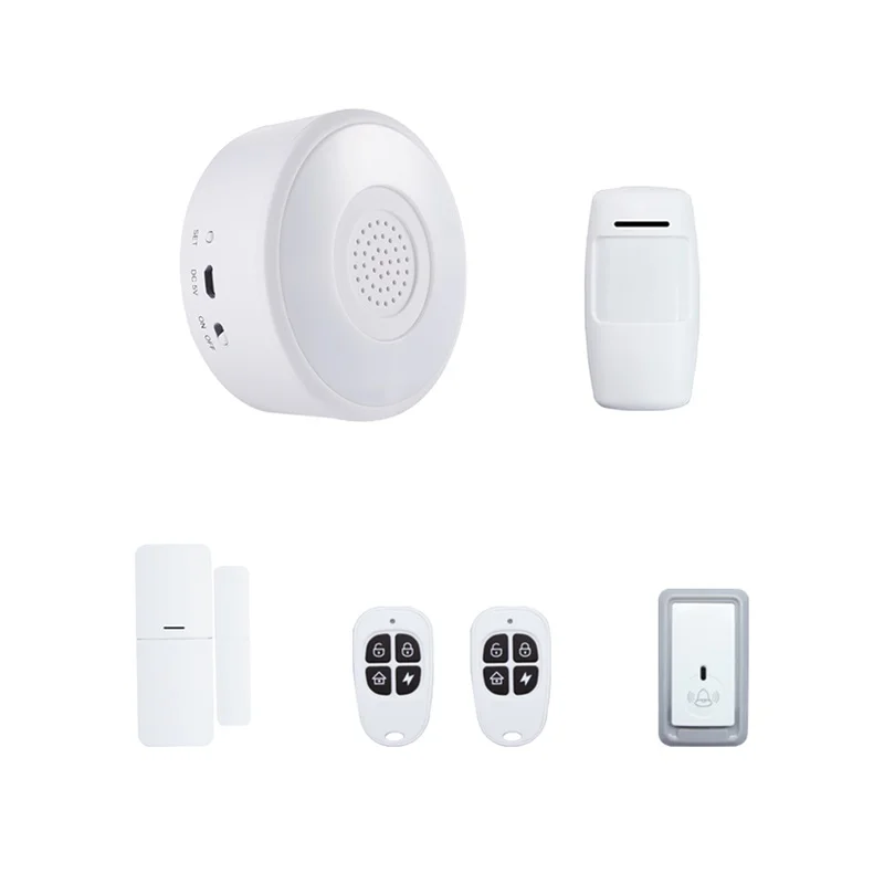 Wifi Smart Wireless Remote Control Tuya Siren Home Personal Security Alarm System Kit