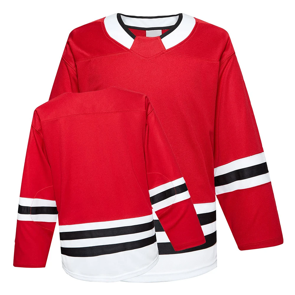Top Quality Custom Ice Hockey Jersey Sublimated Printing Logo Custom Design Youth Wear Hockey Jersey Custom Logo