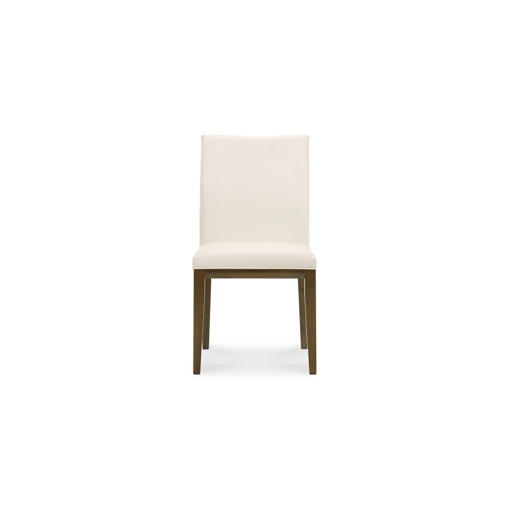 White Leather Dining Chairs Living Room Furniture Office Chairs With Leather Seat And Metal Frame Living Room Chairs Home Decor