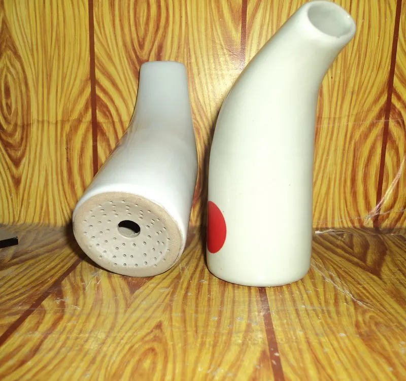 Refillable Himalayan Salt Ceramic body Inhaler Pink Salt Nasal Inhaler Reusable Good Quality To Support Respiratory Health