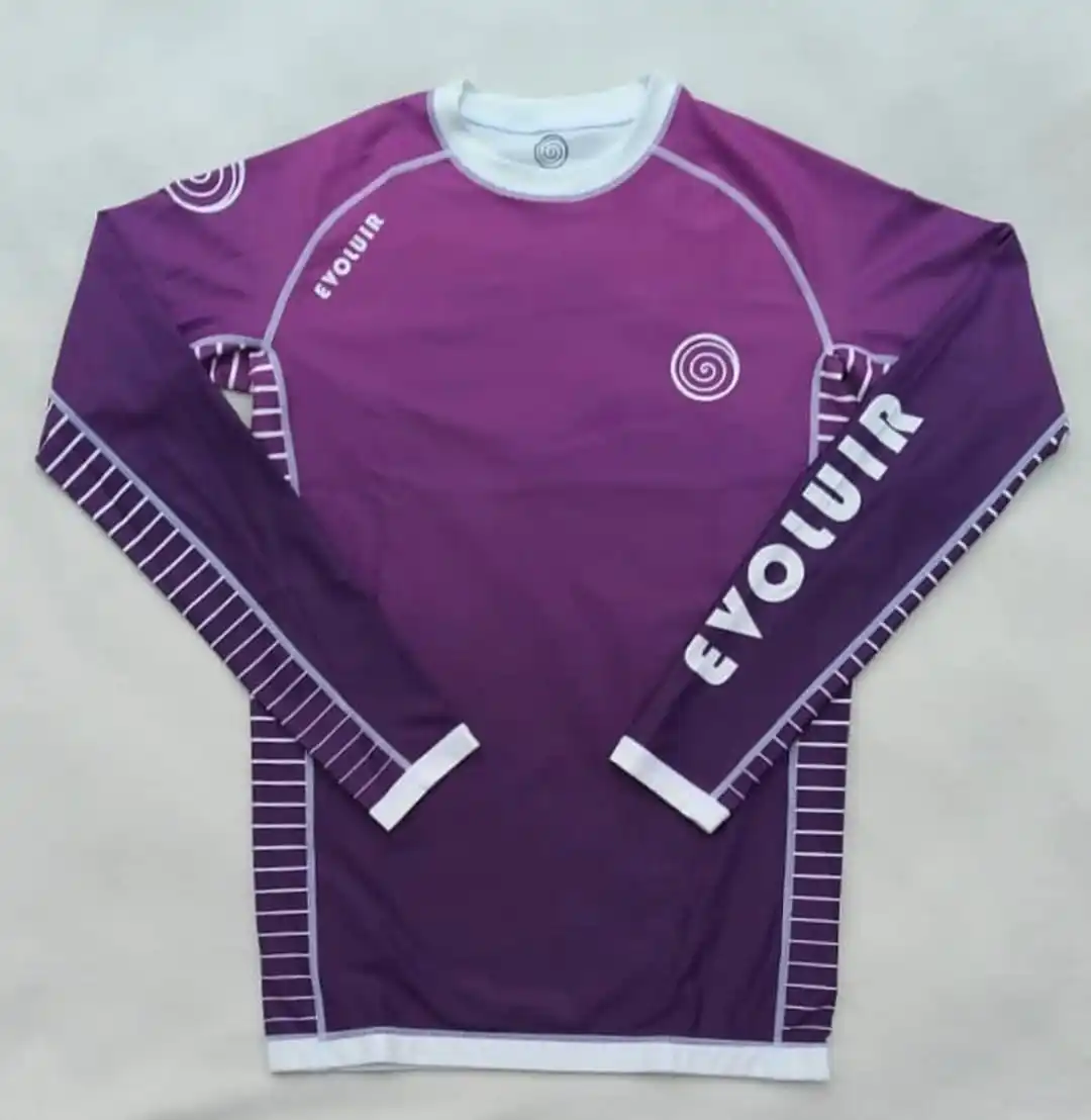 Custom Made High Quality BJJ Rashguard MMA Compression Rash Guards / Custom Jiu-Jitsu Rash Guard With Kingz Cut Style Rash Guard