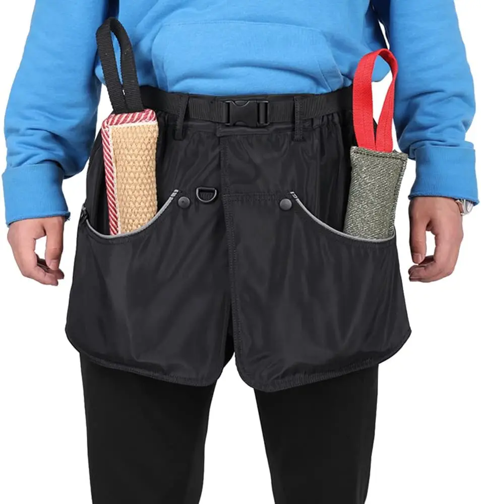 Adjustable Dog Trainer Apron with Pockets and Waist Strap Dog Training Shorts Dog Trainer Handler Training Clothes