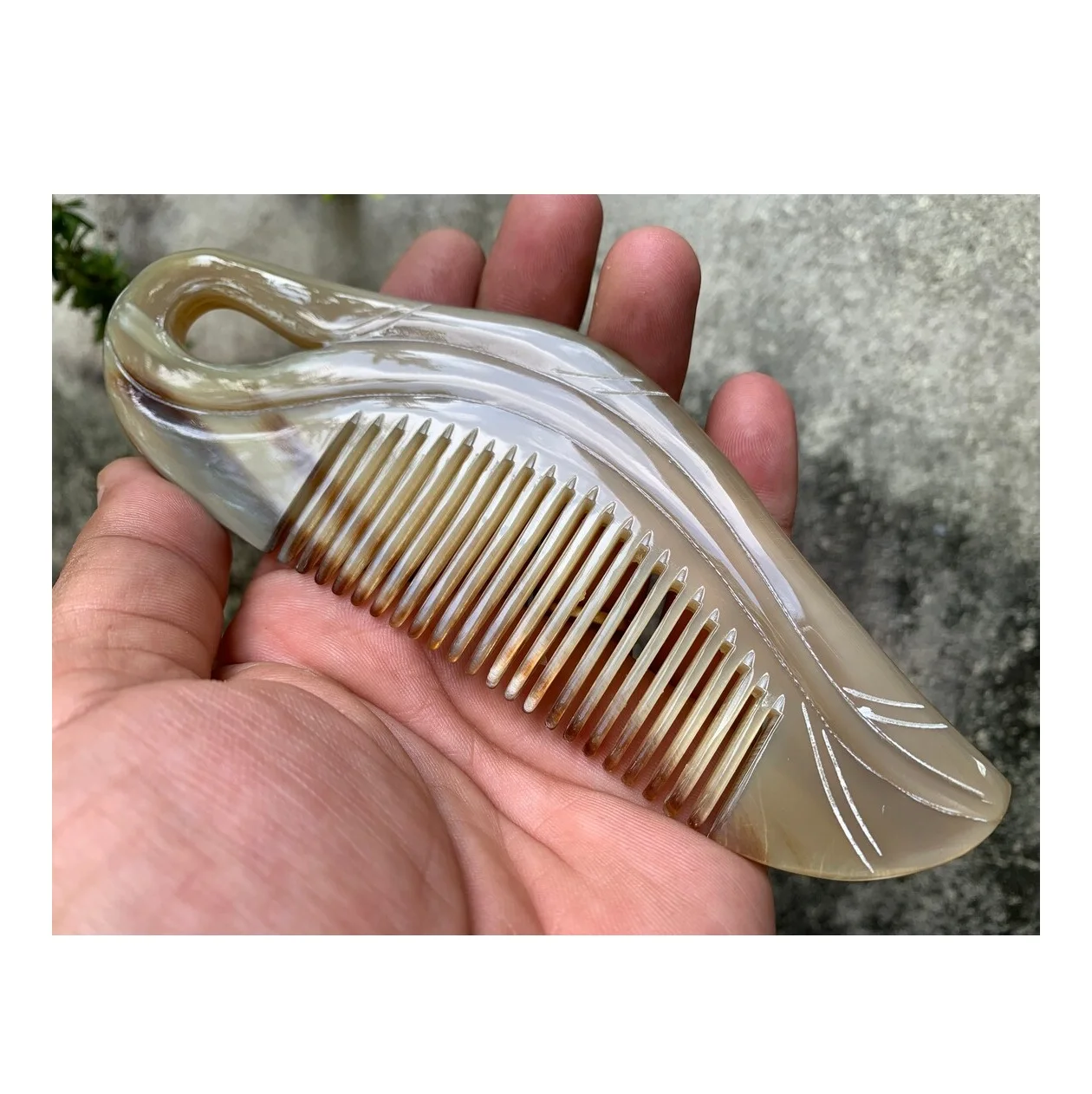 Most Selling Buffalo Horn Comb for Hair Wedding Comb from Indian Manufacturer and Supplier Comb