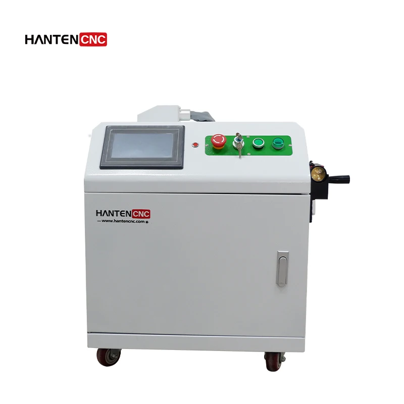 HANTENCNC independently develops pulse laser cleaning machine 300 watt water cooling system laser cleaning machine