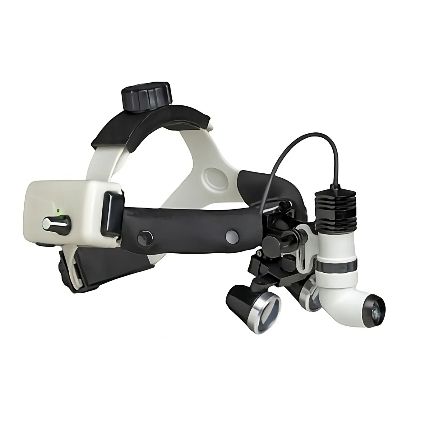 Professional Medical Devices Surgical 10W Headgear LED With Loupe with Multi-Coated Lenses Available at Export Price
