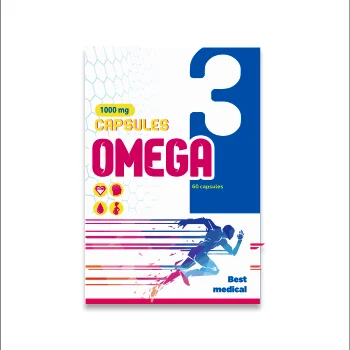 Dietary supplement Omega 3 softgel capsules polyunsaturated fatty acids with antioxidant properties OEM