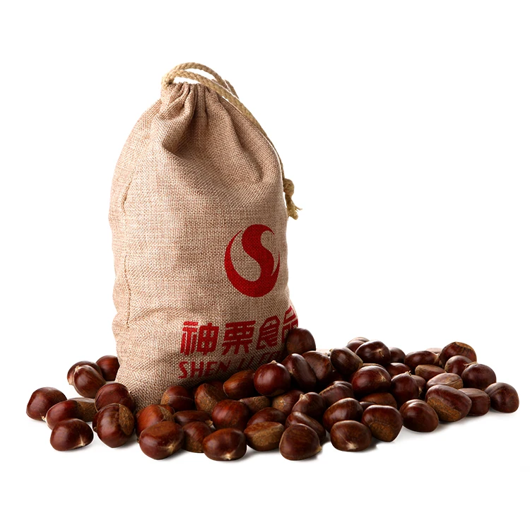Organic fresh large high content starch Chestnut 65-70 pices/kg