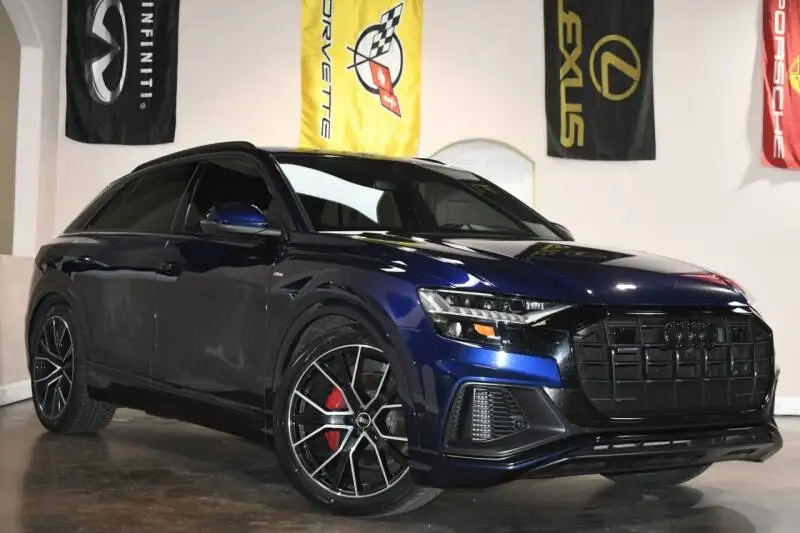 Используемый Q8 AWD Quattro Prestige 55 TFSI 4dr SUV низкая цена левое рулевое управление автоматическая коробка передач турбодвигатель свет салона кожа R18