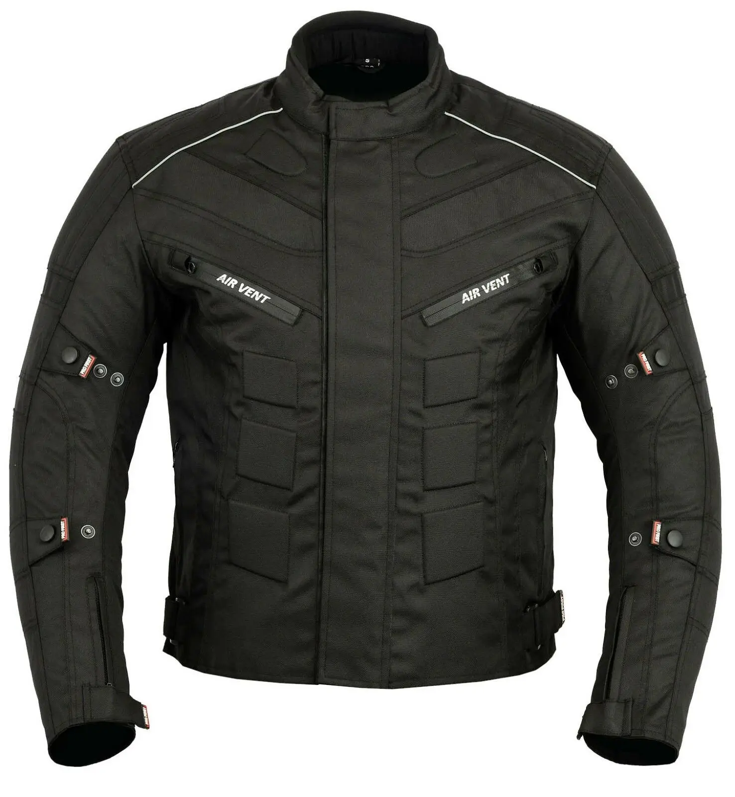 Cordura Motorbike Italian Des Armored Jacket with Removable Sleeves