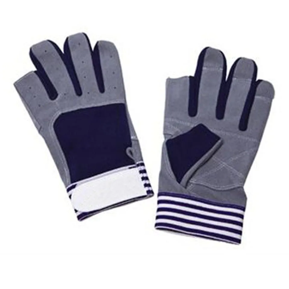 Custom Huge range of long and short finger sailing gloves Protection PU Leather Sailing Gloves