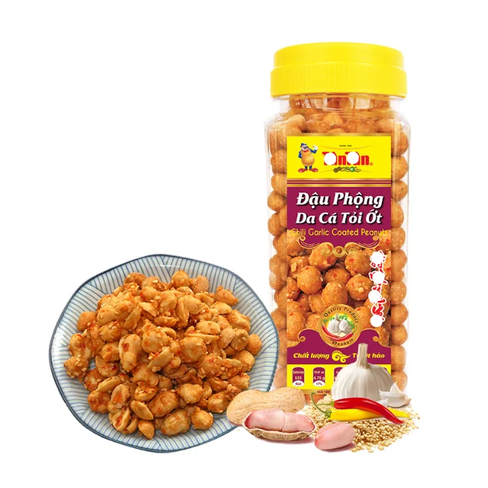 Spicy Garlic Peanuts 275g x24 jars