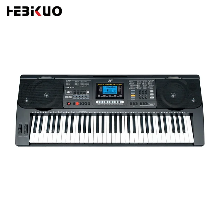 Portable Rhythm 128 Supplier LCD Display Type Music Electronic Keyboard Electrical 61 Keys Keyboard from Singapore