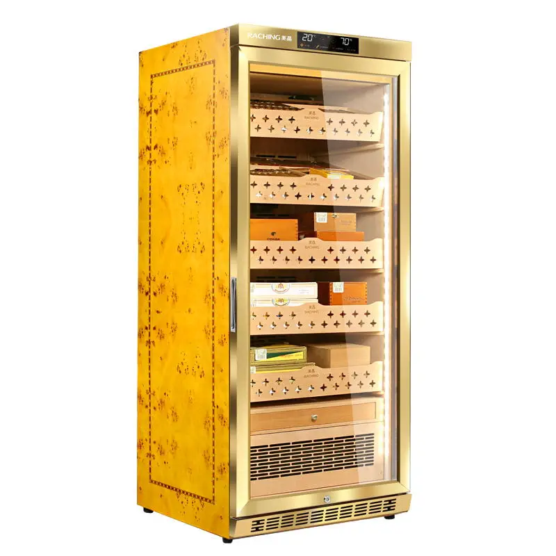 removing ammonia compressor refrigerator  Raching mon1800a  cigar accessories cabinet humidor with water cooling system