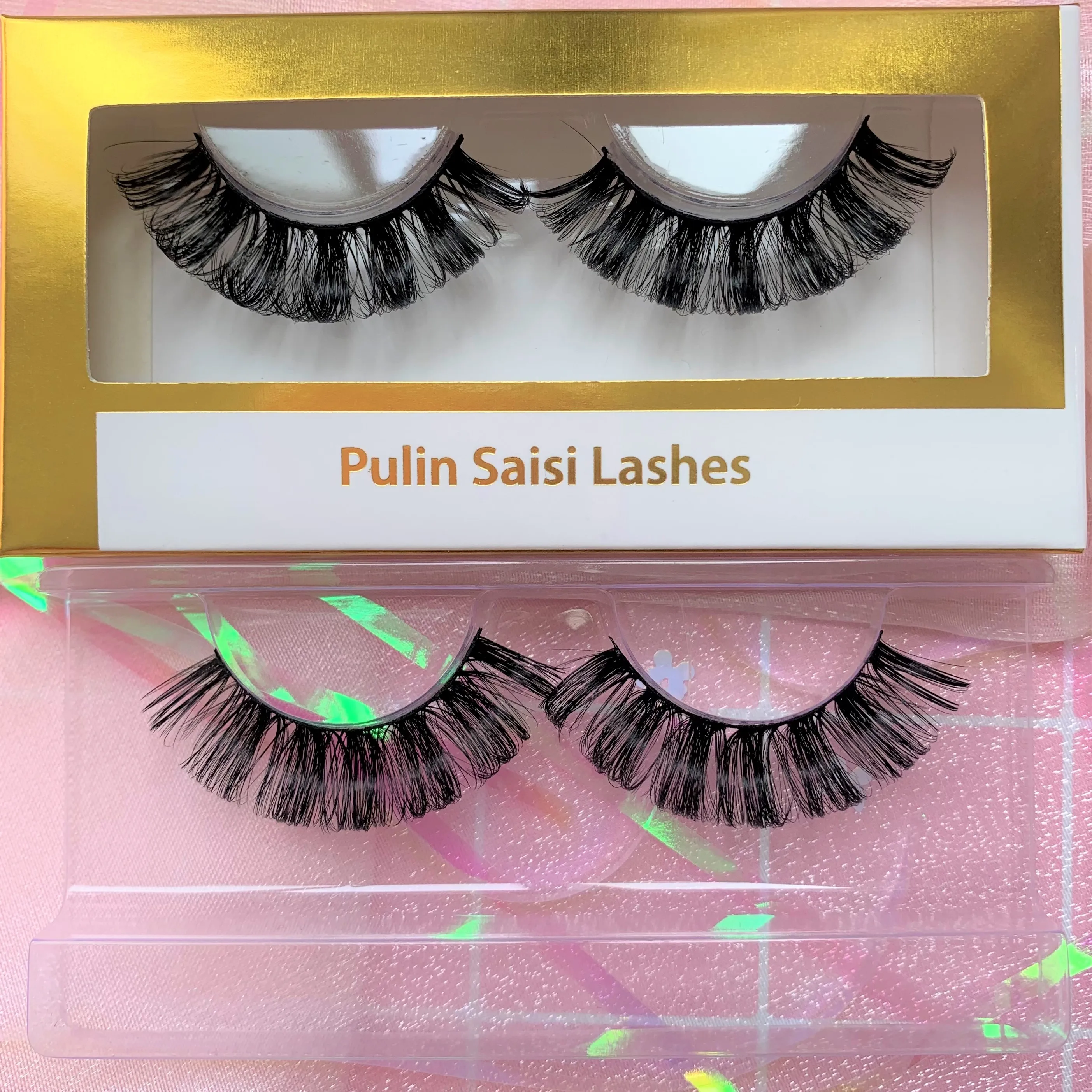 false eyelashes faux mink lashes customized 15mm 20mm D curl Russian strip eyelashes lashes 3d faux mink cat eye lashes