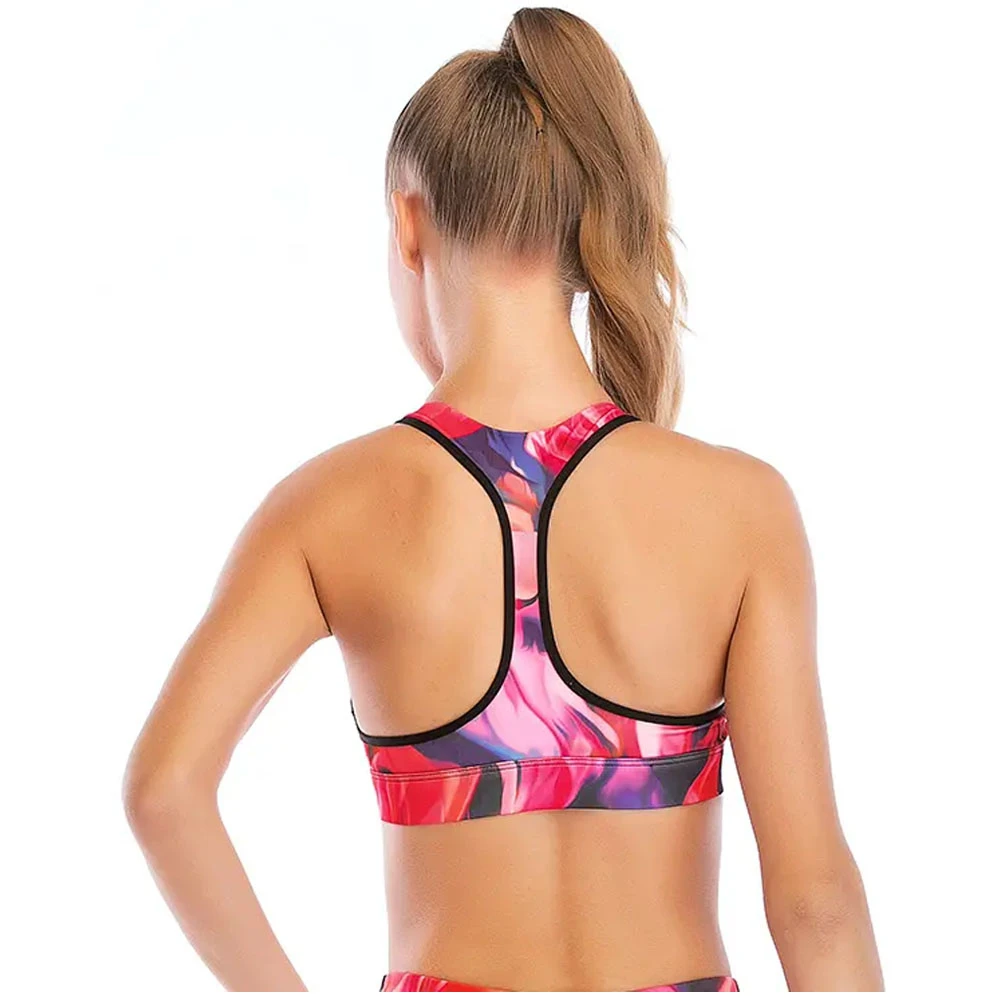 Wholesale Fitness Wear Ladies Girls Running Gym Yoga Bra Tops Custom Logo Exercise Workout Women Sports Bra