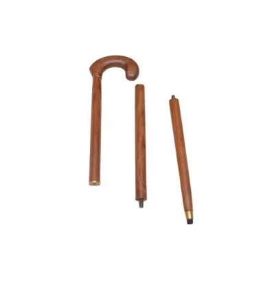 100% Real Wood Walking Stick Brown Wooden Woman Customization Wooden Walking Sticks Use and Sale