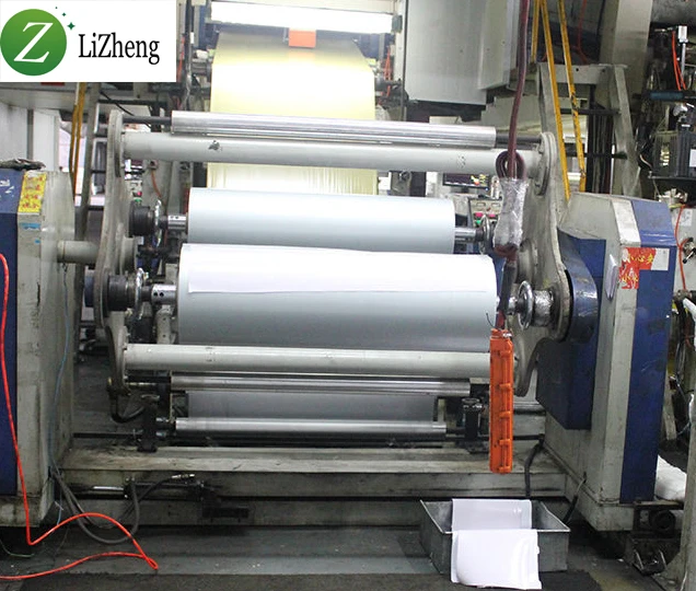 Lizheng thermal jumbo paper rolls Inkjet 170gsm 225gsm Pp Synthetic Paper Inkjet Printing Waterproof pp synthetic paper roll