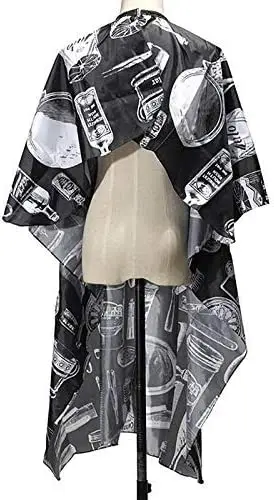 High standard Hairdressing Cape with Customized sublimation printing waterslip & washable Haircut Cloak Cutting Cloth Easy to Use easier to use