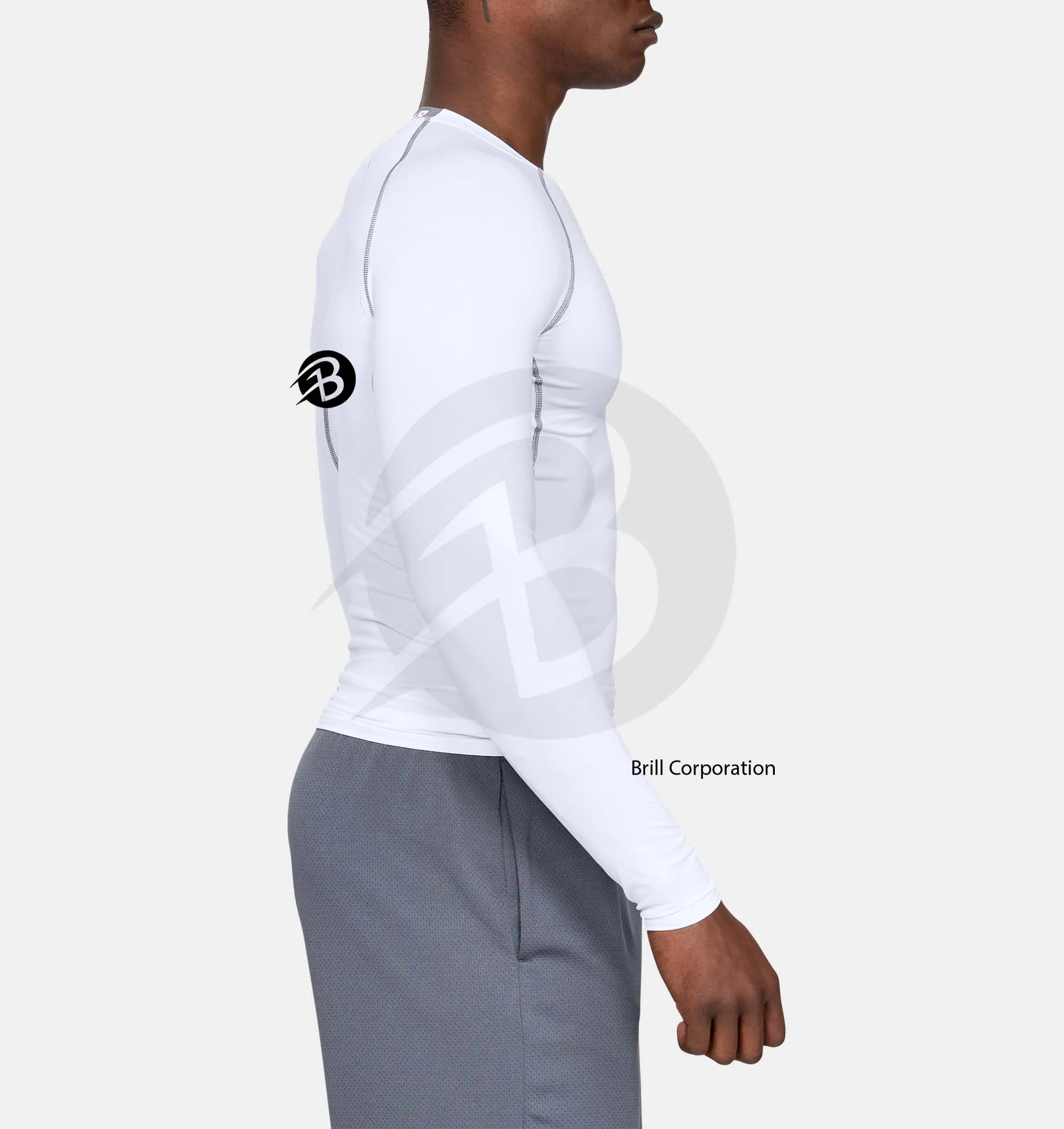 2023 Sportswear Light Weight Long Sleeve Compression men T Shirt \ Wholesale Jogging Fitness Exercise Men Compression Shirt