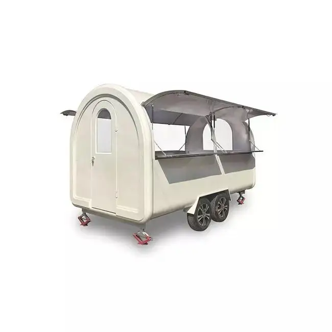 Hot sale Popular Street Outdoor Fast Food Carts Crepe Food truck with Snack mobile kitchen cooking equipments price