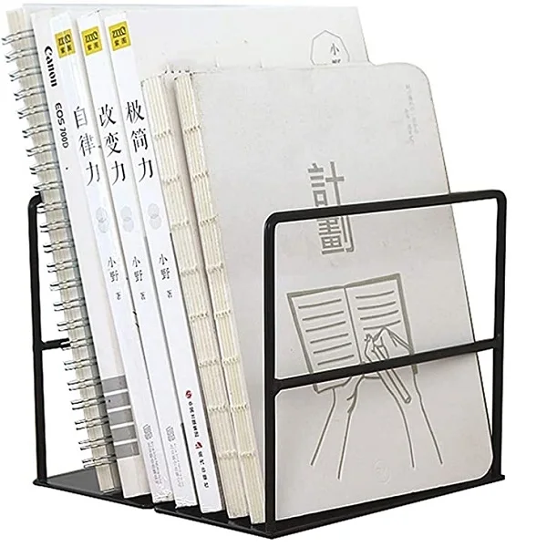 Metal Iron  Newspaper Books Stand Metal Black Wall Magazine Rack Top Quality Luxury Design Home Decorative