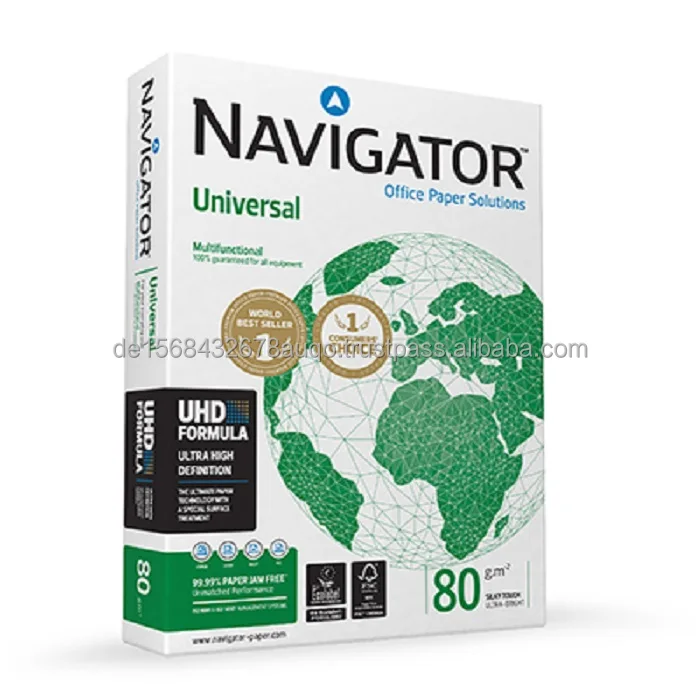A4 copy paper 80 gsm Paper A4 80 gsm 500 sheets Navigator Photocopy Printer machine A4 Paper Office Supplies