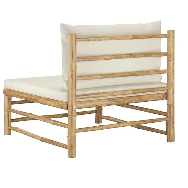 Bamboo Middle KD Chair with seat and back cushion , Vietnam Outdoor
