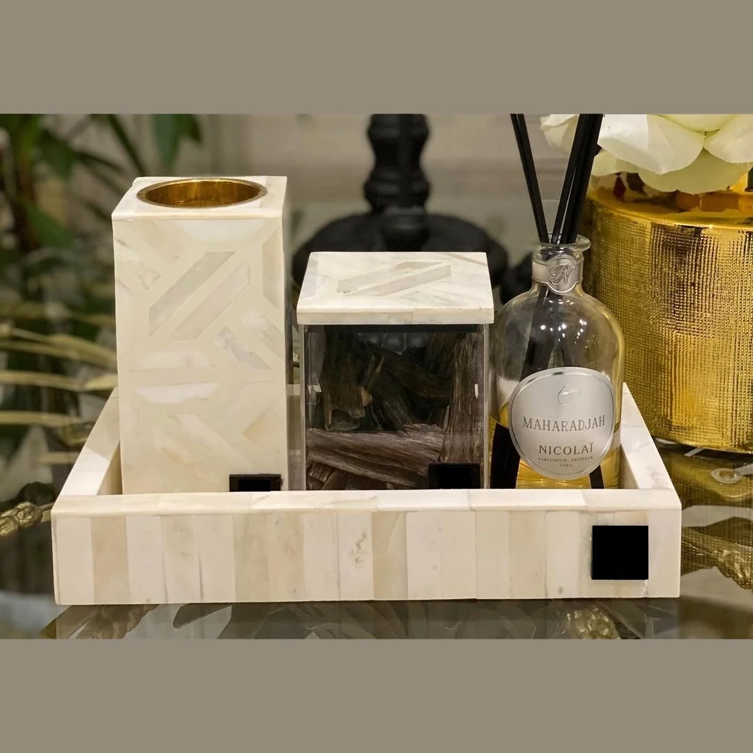 Набор курильниц ручной работы из перламутровой инкрустации курильница мубахар уд бакхор коробка и