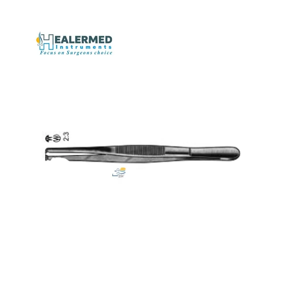 Dressing and Tissue Forceps 1 x 2 Teeth 18 cm  20cm