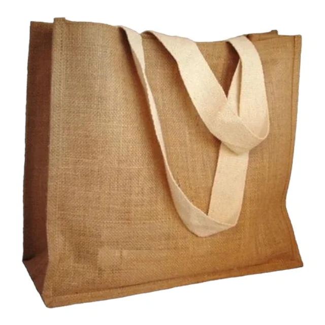 High Quality Jute Grocery Shopping Gift Bags Customizable Style Fabric Pattern Color Small Size Canvas Rope Directly India