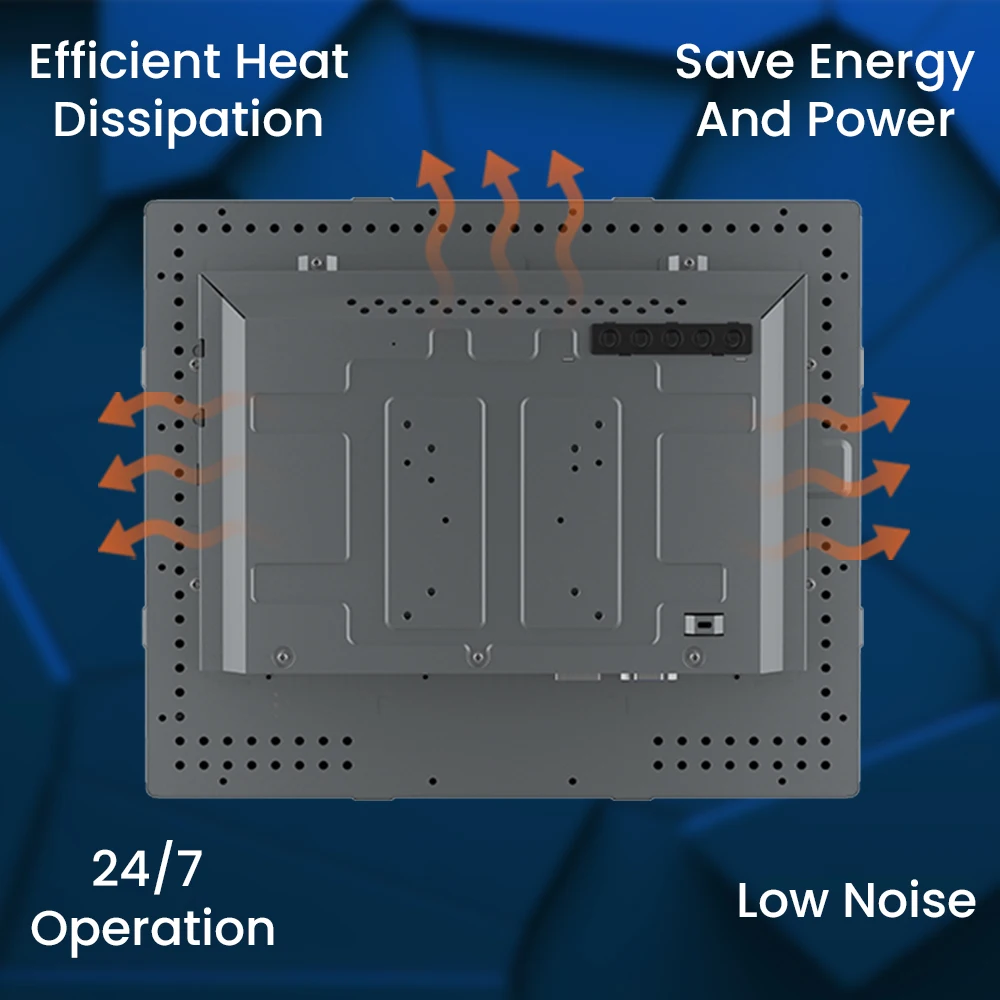 Производители водонепроницаемый IP65 промышленный открытый каркас сенсорный экран монитора